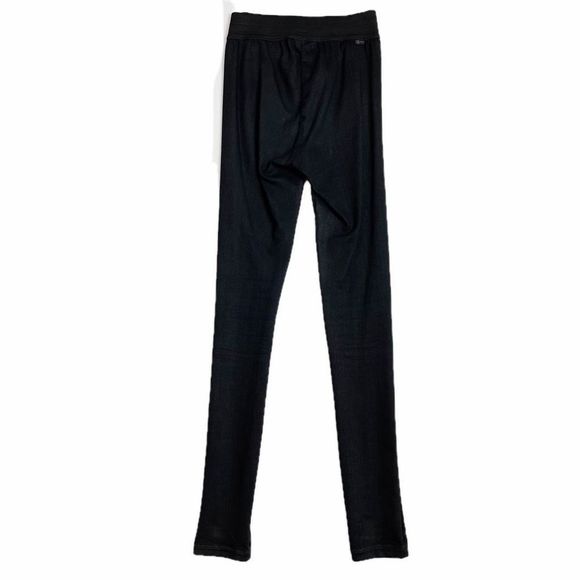 Citizens Of Humanity Greyson Coated Denim Legging Mid-Rise Black Suedette 25 - Picture 3 of 10